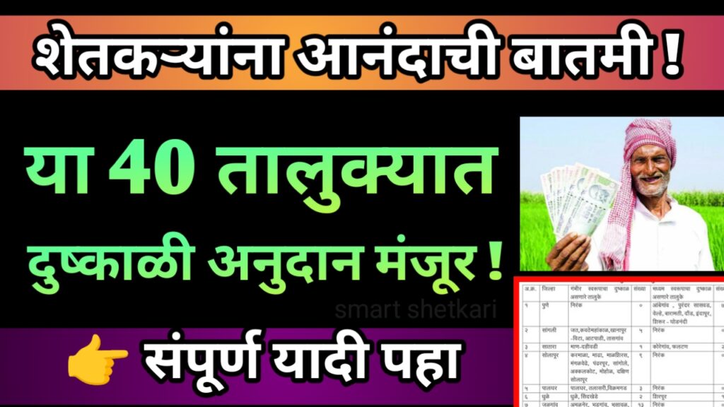 दुष्काळी अनुदान,dushkali anudan, दुष्काळी अनुदान 2024,dushkali anudan 2024,